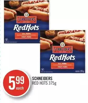 Shoppers Drug Mart Schneiders red hots offer