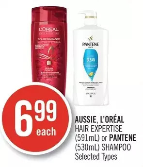 Shoppers Drug Mart Aussie, l'oréal hair expertise or pantene shampoo offer