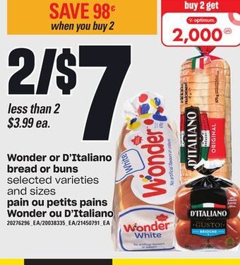 Independent City Market Pain ou petits pains wonder ou d'italiano offer
