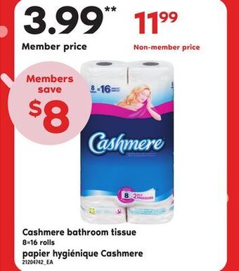 Independent City Market Papier hygiénique cashmere, 8=16 rolls offer