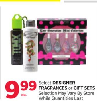 Rexall Select designer fragrances or gift sets offer
