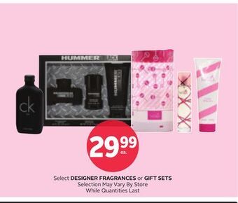 Rexall Select designer fragrances or gift sets offer