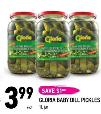 Coppa's Fresh Market Gloria baby dill pickles offer