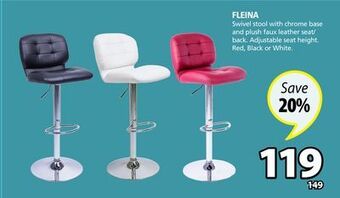 JYSK Fleina swivel stool offer