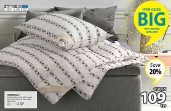 JYSK Tronfjellet duvet offer