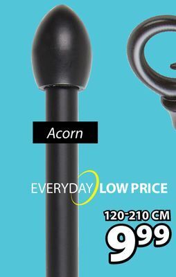 JYSK Acorn curtain rod offer