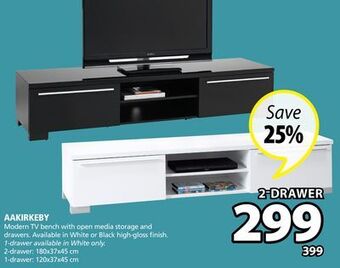 JYSK Aakirkeby tv bench offer