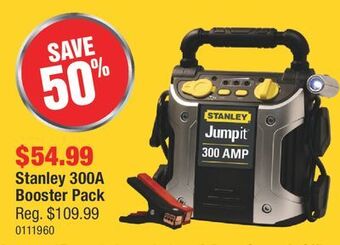 PartSource Stanley 300a booster pack offer