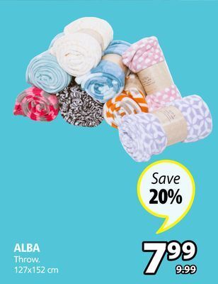 JYSK Alba throw offer