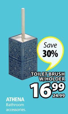 JYSK Athena toilet brush w/holder offer