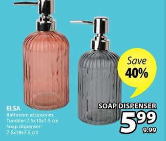 JYSK Elsa bathroom accessories offer