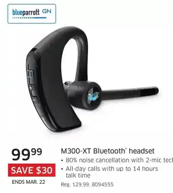 The Source Blueparrott gn m300-xt bluetooth headset offer