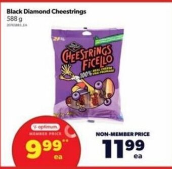 Real Canadian Superstore Black diamond cheestrings 588g offer
