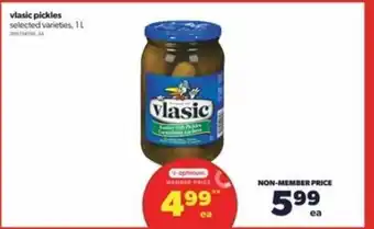 Real Canadian Superstore Vlasic pickles 1L offer