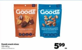 Real Canadian Superstore Goodz snack mixes 120-140g offer