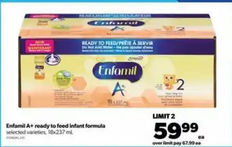 Real Canadian Superstore Enfamil A+ ready to feed infant formula 18x237ml offer