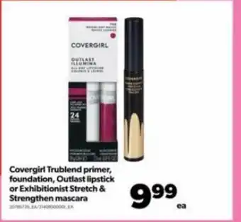 Real Canadian Superstore Covergirl outlast lipstick or exhibitionist stretch & strengthen mascara offer