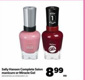 Real Canadian Superstore Sally hansen complete salon manicure or miracle gel offer
