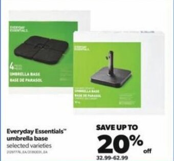 Real Canadian Superstore Everyday essentials umbrella base offer
