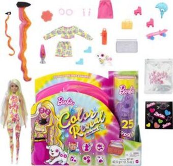 Toys R us Barbie color reveal totally neon fashions doll offer