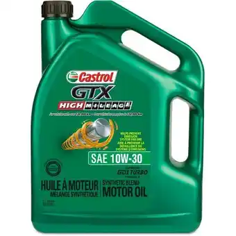 PartSource Castrol gtx high mileageengine oil, 5-l offer