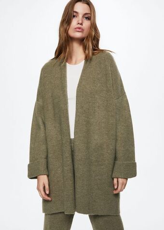 Mango Oversize knit cardigan offer