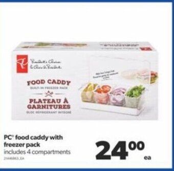 Real Canadian Superstore PC food caddy with freezer pack offer