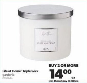 Real Canadian Superstore Life at Home Triple Wick Gardenia offer