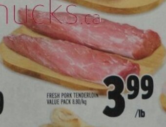 Metro Fresh Pork Tenderloin Value Pack offer