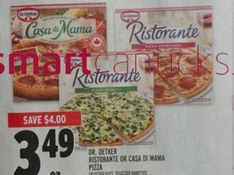 Metro Dr. Oetker Ristorante or Casa Di Mama Pizza offer