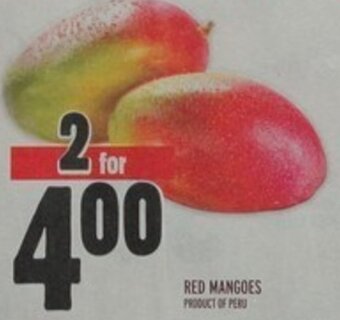Metro Red Mangoes offer