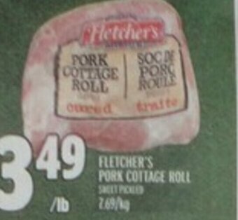 Metro Fletcher's Pork Cottage Roll offer
