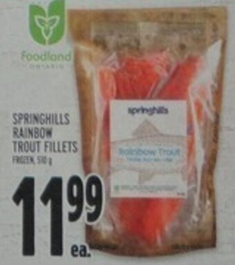 Metro Springhills Rainbow Trout Fillets offer