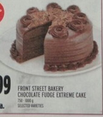 Metro Front Street Bakery Chocolate Fudge Extreme Cake offer