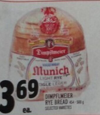 Metro Dimpflmeier Rye Bread offer