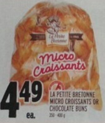 Metro La Petite Bretonne Micro Croissants or Chocolate Buns offer