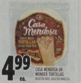 Metro Casa Mendosa or Wonder Tortillas offer