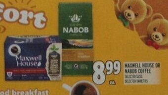 Metro Maxwell House or Nabob Coffee offer
