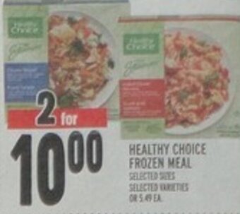 Metro Healthy Choice Frozen Meal offer