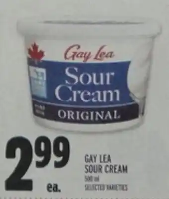 Metro Gay Lea Sour Cream 500ml offer