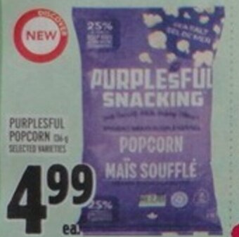Metro Purplesful Popcorn offer
