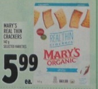 Metro Mary's Real Thin Crackers offer