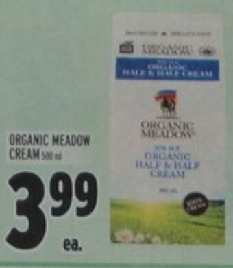Metro Organic Meadow Cream offer