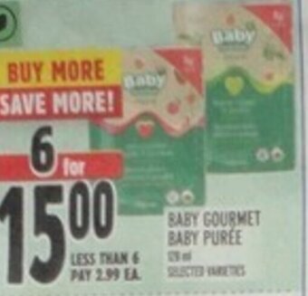 Metro Baby Gourmet Baby Puree offer