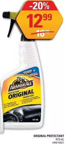 NAPA Auto Parts Armor all original protectant offer