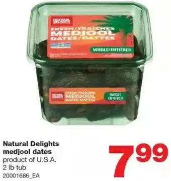 Wholesale Club Natural delights medjool dates offer