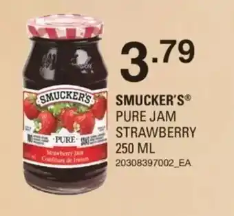 Wholesale Club Smucker's pure jam strawberry offer