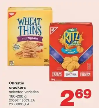 Wholesale Club Christie crackers offer