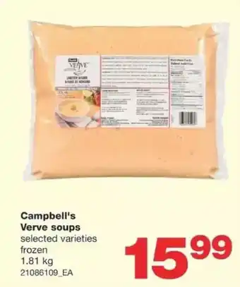 Wholesale Club Campbell's verve soups offer