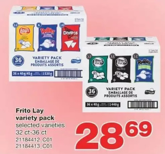Wholesale Club Frito lay variety pack offer
